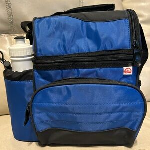 Igloo Blue and Black Insulated Toiletry/Travel Bag for Men